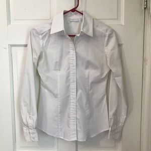 New York and Company White collared shirt